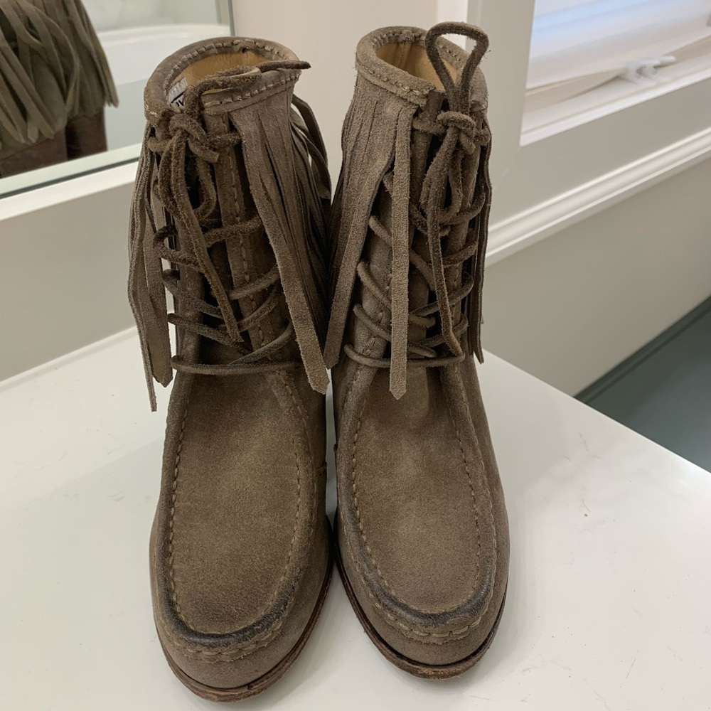 Frye Fringe Boots size 6.5